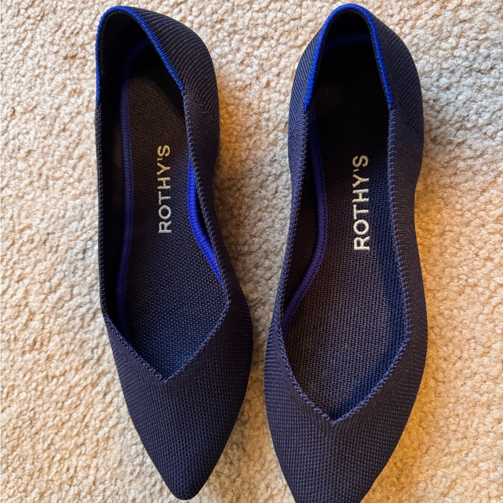 Rothy’s The Point Navy Flats